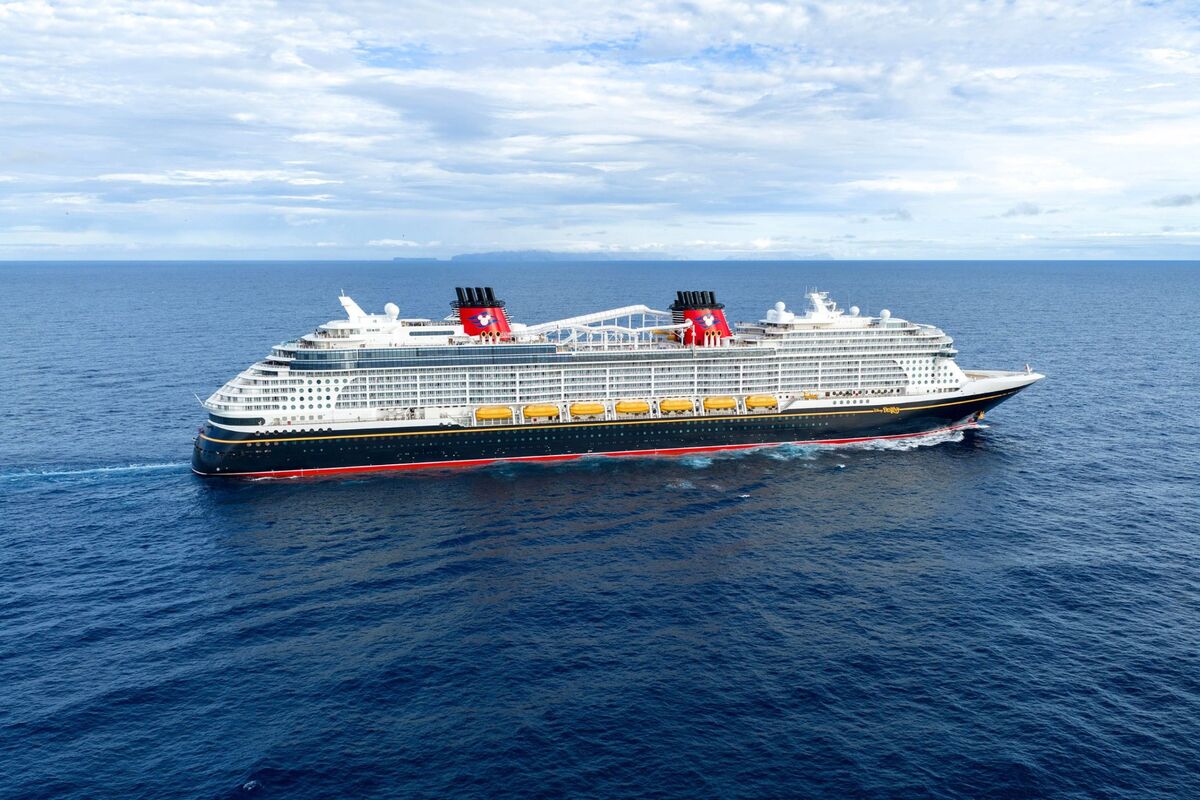 Disney Cruise Line ship at sea
